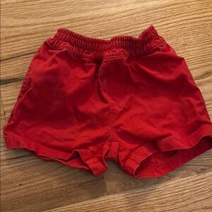 The Beaufort Bonnet Company Red Ruffled Shorts
